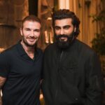 Malaika Arora Instagram - This one’s for you @iamarhaankhan …. Our all time favourite @davidbeckham ❤️….. thank you @sonamkapoor @anandahuja for such a warm n beautiful evening 🤗❤️