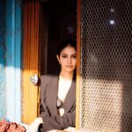 Manasa Varanasi Instagram - Half sun half shade kind of daze 🌗 Styling @stylistshikhar 📷 @bharat_rawail #warm #window #light