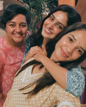 Manasa Varanasi Instagram - Happy Birthday to this kind, fun-loving, angelic woman 🍰 2 years ago destiny made us meet as sisters, contenders and house buddies. Since then we’ve shared a tight friendship that has blossomed through every new conversation, outdoor expedition, kitchen recipe and wardrobe swap.

@manika_sheokand May you set new milestones and reach new heights!! Wishing you the finest year full of everything you love ♥️
