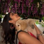 Manasa Varanasi Instagram - Obsessed with my valentine. Such love. Very heart. Many feels. Minee. At @naomi.patisserie wearing @label.rama ❤️