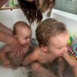 Mandy Moore Instagram - A love that defies description and changes you on a cellular level. I’m the luckiest to be your mom, Goose and Ozzie. #nationalsonsday