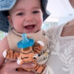 Mandy Moore Instagram – Ozzie is Gus’s biggest fan 💓