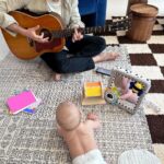Mandy Moore Instagram – Dad playing some “Night Ride Home”- era @jonimitchell for Ozzie on a lazy Saturday afternoon.