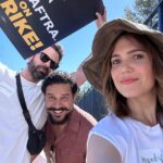Mandy Moore Instagram – Day 1. Proud to stand with my fellow @sagaftra and @wgawest members demanding a fair contract. #sagaftrastrike #wgastrong #unionstrong
