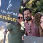 Mandy Moore Instagram – Day 1. Proud to stand with my fellow @sagaftra and @wgawest members demanding a fair contract. #sagaftrastrike #wgastrong #unionstrong