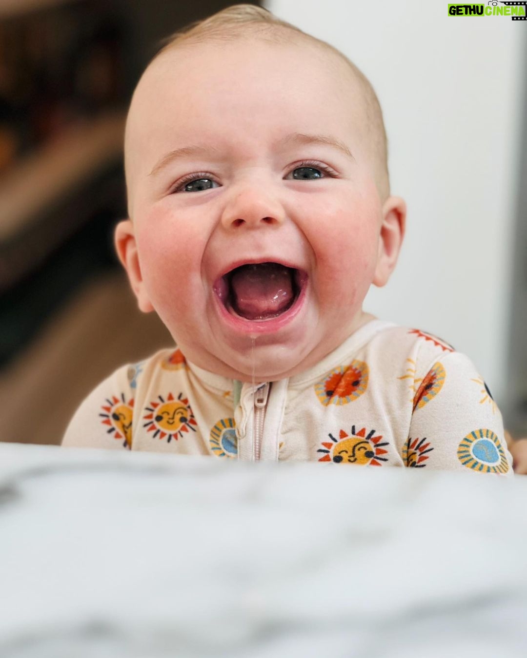 Mandy Moore Instagram - 6 months with our Ozzie. He is the most joyful soul I’ve ever known. He smiles with his whole being and nothing feels better than when he spots you post nap and starts beaming. He doesn’t lose it often but if he does, nothing soothes him quicker than music (Brandi Carlile is his long-standing fav). He’s obsessed with his big brother (duh) and while everyone told us things happen quicker with the second, boy they weren’t lying- rolling over, eating solids, starting to crawl, etc… He is ready to GO! Ozzie loves baths, wubbanubs, his dog & cat brothers/sisters and being outside as much as possible. He’s spent most of his 6 months on the east coast but is very much a Cali sunshine boy. Thanks for choosing us, Bubba. I’m in awe of every day with you and your brother. You are beyond a dream, Ozzers!! 😍😍😍😍