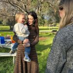 Mandy Moore Instagram - While we were home, we had an early Birthday bash with friends and family for Goosey. 2 years with the sweetest, goofiest guy has absolutely flown by. We’re the luckiest folks around to be in your orbit, Gus Goldsmith. Also, this cake by @danielle_keene was a showstopper!! 🎂 Oh and anyone that says Ozzie looks like me (or Taylor) hasn’t met my father-in-law 😂.