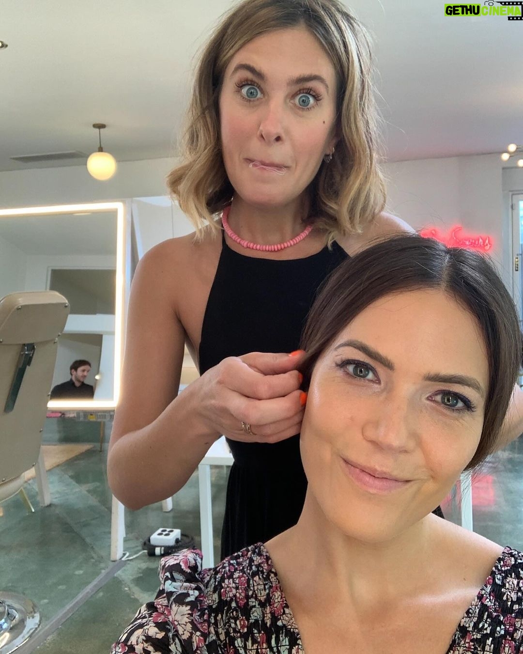 Mandy Moore Instagram - Happiest bday, Ash! Cheers to the big 40 (I’m right behind you) and can’t wait to see how bright this trip around the sun is for you. Love you and here’s to many more adventures together, @streicherhair!!!