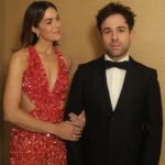 Mandy Moore Instagram - What a treat to get gussied up and present at tonight’s @criticschoice. Thanks to the greatest team for always making me feel my best! 💃 Styling: @kevinmichaelericson Makeup: @karayoshimotobua Hair and pics: @barbdoeshair Nails: @stepheniiie Tailoring: @studiounbiased Handsome date: @taylordawesgoldsmith