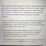Mandy Teefey Instagram - I wanted to share this write up about the Chrissy Teigan take down. I do not know any party, including Teigan herself, involved in this Twitter novela. I absolutely do not condone telling people to die or kill themselves or outright personal attacks. I even tried to not screen cap what has been said by any party. But, I wanted to bring attention to Liz Plank, MSNBC Opinion Columist @feministabulous piece on this saga. She didn’t take this opportunity to use this as a pedestal to be superior or judgemental of anyone involved. She did her job as a writer to dig deeper. As a thought provoking self reflection piece. I highlighted some of my favorite parts here in this post. For all of us to learn to see our roles in standing by as spectators. My favorite line of wisdom was “When we convince ourselves that bullying is a Chrissy Teigan problem, instead of a societal problem, it robs us of noticing that we actually have the power to change it.” I remember Stodden when I was younger. I remember thinking how everyone around her was failing her. I wasn’t as knowledgeable as I am now to understand how me viewing all the coverage assisted in the abuse of this young girl. I did know not to blame her as myself was failed and blamed by people I loved. I have read this article several times to self reflect. I have said shitty things, we all say shitty things, I do believe people are capable of growth. This is not to defend Teigan or create empathy for bullies. I just feel we can use these as opportunities to make ourselves better. I do not support cancel culture. I do feel people should be held accountable. I do feel the media has a responsibility to not recycle for headlines, but make us think, not just hate. I do not support people who have physically harmed people. I know bullying can cause self harm. I, myself, have tried to harm myself due to bullying. So I am not dismissing the power of words. I feel cancel culture instills fear and not growth for everyone. Not just the person being canceled. If we don’t work together to create conversation, to understand the root of these problems and to understand how we stop the fear, we shut down hope. XO