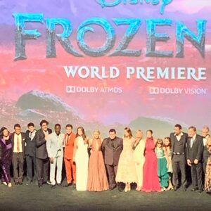 Mandy Teefey Instagram - Frozen Family Night! My princesses!!! XOXO