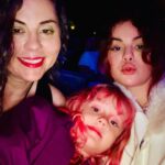 Mandy Teefey Instagram - Dos-generations of Cyndi-Boppers!! #CyndiLauper @stephaniehail @wipeyoownass @selenagomez #sistersfromanothermother #sistersfromthesamemama XOXO