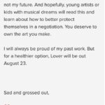 Mandy Teefey Instagram - @Taylorswift I wish I could give you a big hug right now! Thank you for speaking out about this and teaching future young artist about protecting themselves. I don’t understand the pleasure of power plays to simply hurt people! To deny you the option to own your blood, sweat and tears, especially as a young women who shared growing up in front of the world, is heartbreaking!! @yael I would love to have a mom to mom meeting in private, drink some tea and have some real talk!! XO