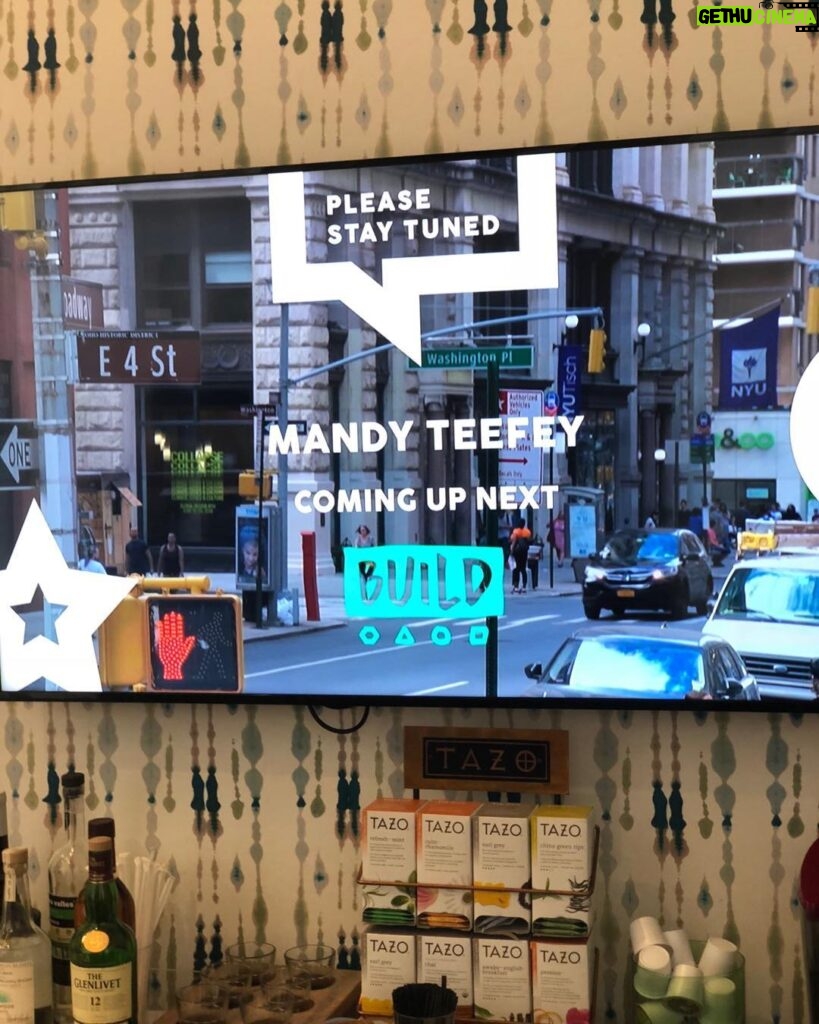 Mandy Teefey Instagram - AOL BUILD-Coming up in 5 min!! Live on my Instagram Story...perfect way to end a long day of press. I will post Newsweek after we wrap this jam fest!!! XO Check it out!!!