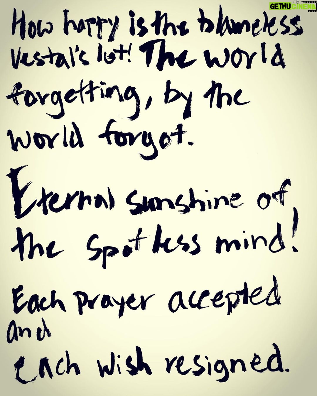 Mandy Teefey Instagram - Oh, C. Kaufman my mind is never let down by your words. Eternal Sunshine of the Spotless Mind is something that creates a false sense of safety. Without your mind, who would your heart talk to? You don’t just loose the bad times, you won’t understand the good ones. Im having a blissful and peaceful day. It feels fantastic. So fantastic it then turns into fear of what is bound to come. But, we will handle that, when that happens. Im going to have a CK night. ESOTSM, Adaptation, I’m thinking of ending things, Anomalisa… then yes, YouTube his lectures. Ugh. Good times. XO Happy Weekend, All!!! NO, I’m not high. Lol