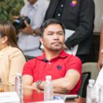 Manny Pacquiao Instagram - We deeply appreciate the attention and support extended by President Ferdinand Marcos, Jr. @bongbongmarcos and various government agencies to Sarangani Province and General Santos City on the aftermath of the 6.8 magnitude earthquake that hit our region. During the Situational Briefing, he assured Gov. Rogelio D. Pacquiao, Gensan Mayor Lorelie G. Pacquiao, Glan Mayor Tata Yap, Jr, Malapatan Mayor Jun Sumbo, that the national government will ensure the rehabilitation of the affected areas. We are grateful for all the help for our constituents as we remain resilient and hopeful amidst the challenges.