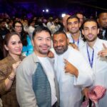 Manny Pacquiao Instagram - An epic night in Saudi Arabia at the #BattleOfTheBaddest! Thank you to @turkialalshik for putting on an extraordinary event, like nothing ever seen before. Legendary times with amazing people. 🌟🇸🇦 #RiyadhSeason #UnforgettableMoments Riyadh, Saudi Arabia