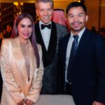 Manny Pacquiao Instagram - GALA dinner before the #BattleOfTheBaddest #FuryNgannou #RiyadhSeason @turkialalshik @riyadhseason Riyadh, Saudi Arabia