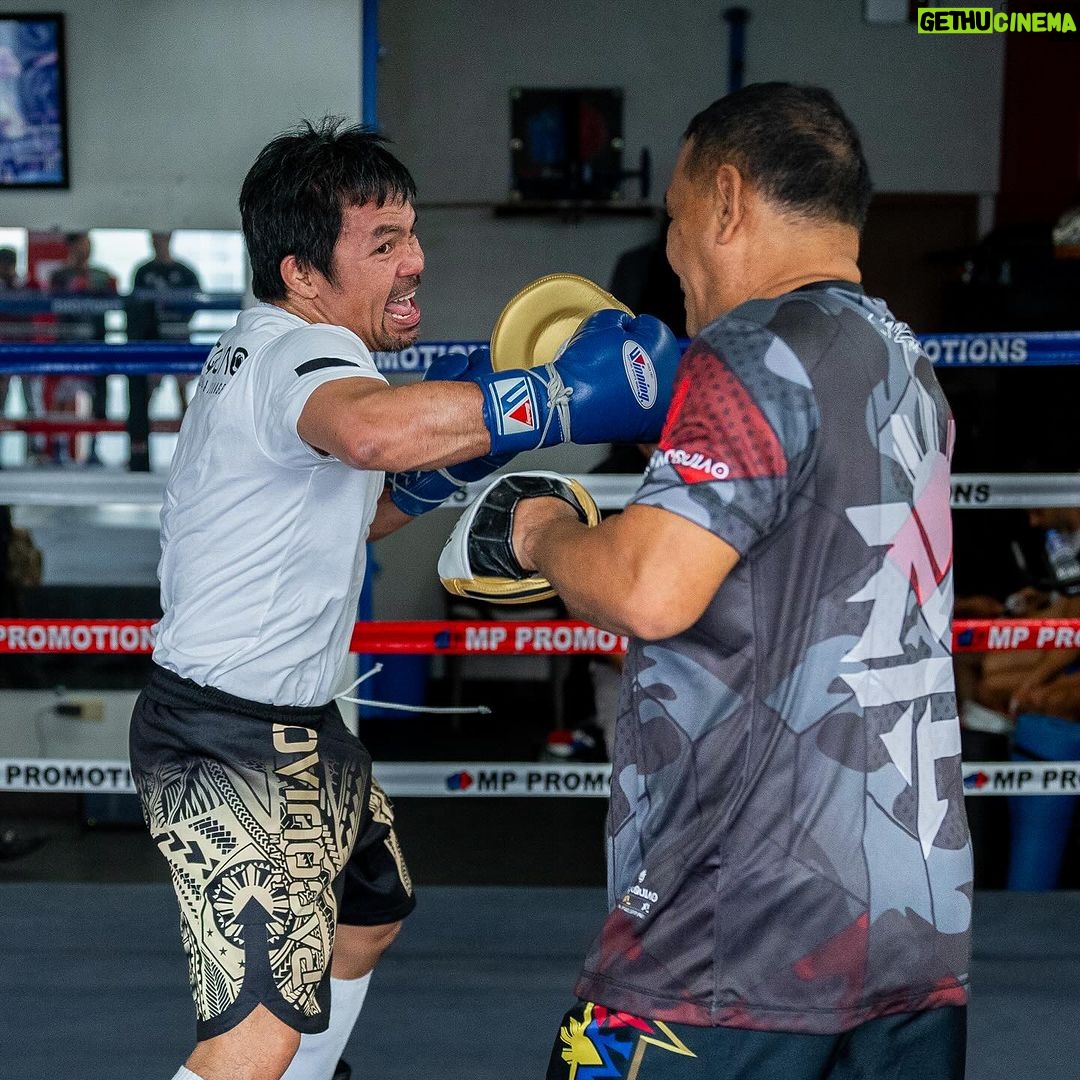 Manny Pacquiao Instagram - Determined and Focused 🔒👊🏽 #PacMan General Santos City