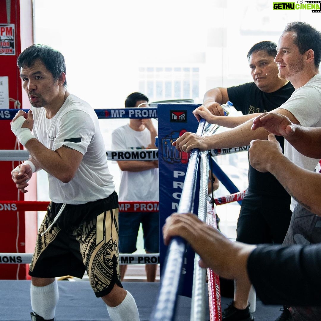 Manny Pacquiao Instagram - Determined and Focused 🔒👊🏽 #PacMan General Santos City