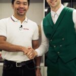Manny Pacquiao Instagram – Done deal signing with my first and only boxing student Vladimir Grand, whom I believe will become a great boxer. New beginning of a boxing legacy!🥊🔥
 (To All social media boxers – I suggest you  start training!)