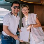 Manny Pacquiao Instagram - Thank you Costas and your wife Suzana for the hospitality on their yacht, GECO. #XM 🛥️ 🇬🇷