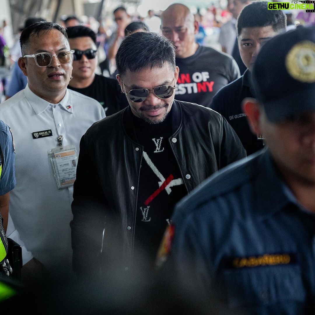 Manny Pacquiao Instagram - Off to Saudi Arabia. πΈπ¦ βοΈ #RiyadhSeason