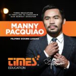 Manny Pacquiao Instagram – Thrilled to be part of something extraordinary! #TimesEducation