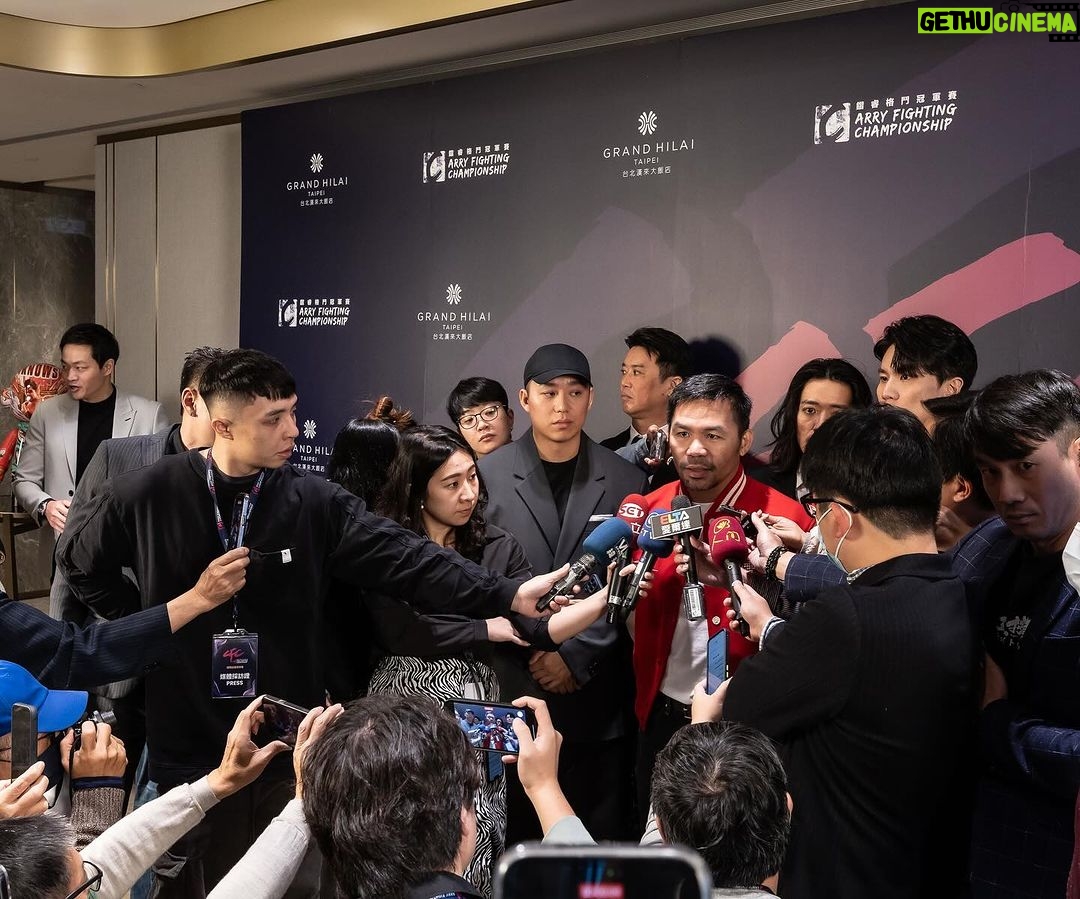 Manny Pacquiao Instagram - @carryfc.official @po11po11 I'd like to express gratitude to key figures: Jerry Yen CEO of Carry Live International Co. and Taiwan Fighting Sports Co., COO Billy Drummed, Show Producer Hauer. I encourage young athletes in Taiwan and APAC region to pursue their dreams and thanks fans worldwide for their unwavering support. Thank you, God bless. #CarryFightingChampionship #CFC