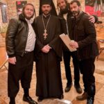 Manos Gavras Instagram - With my boy @yuda29 and two of our wonderful extras behind the scenes of “East Side” in Jerusalem. #filming #eastside #tvseries #season1 #behindthescenes #backstage #fremantleentertainment #jerusalem #israel #acting Jerusalem, Israel
