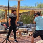 Manos Gavras Instagram - Interview & photoshoot for “Beyond Mykonos Magazine” showcasing to the world the must visit spots in Mykonos. Available July 2021 #backstage #photoshoot #interview #mykonos #greece #magazine #santannamykonos SantAnna Mykonos