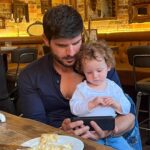 Manos Gavras Instagram - Sunday brunch with my gorgeous goddaughter Filippa❤️. Emotions words can't describe. #luckygodfather #sundaybruch #goddaughter #filippariana #october #athens The Amorous Project