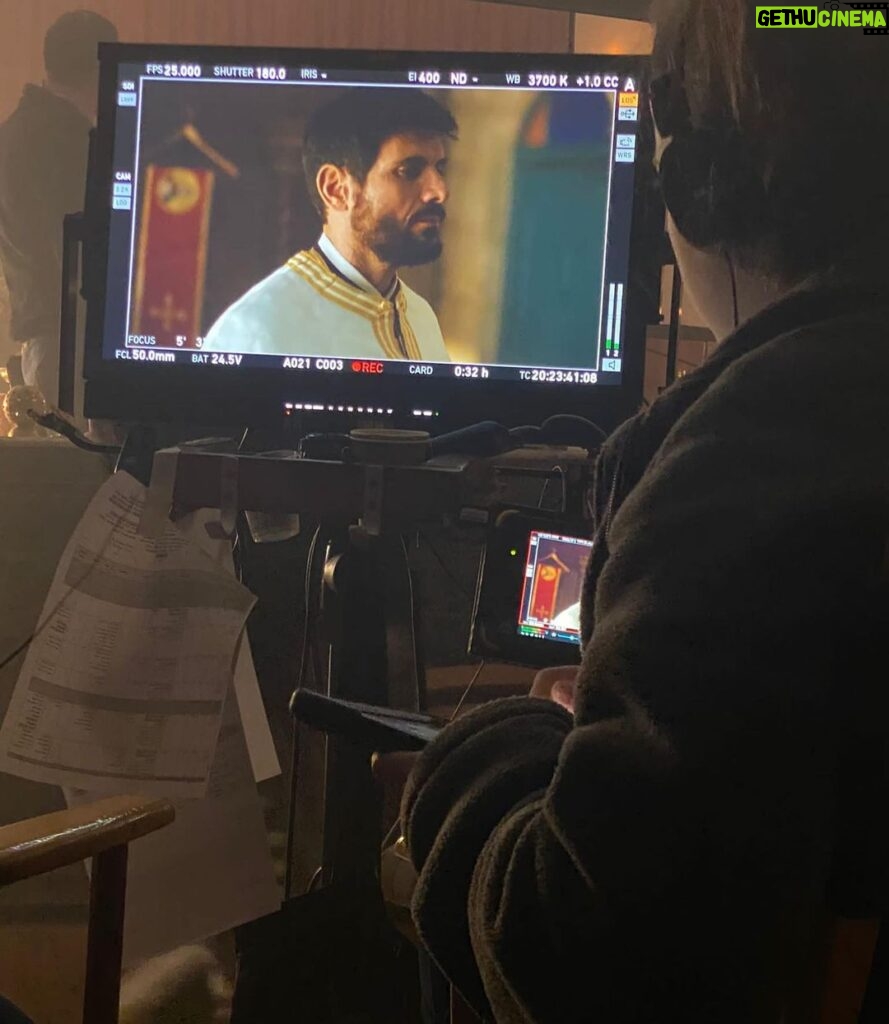 Manos Gavras Instagram - Filming day 6. I feel blessed to be a part of this amazing series. Playing this super challenging character and having to act in three different languages including Arabic for the first time . 🙏 “East Side” #tvseries #season1 #acting #israel Bet Shemesh, Israel