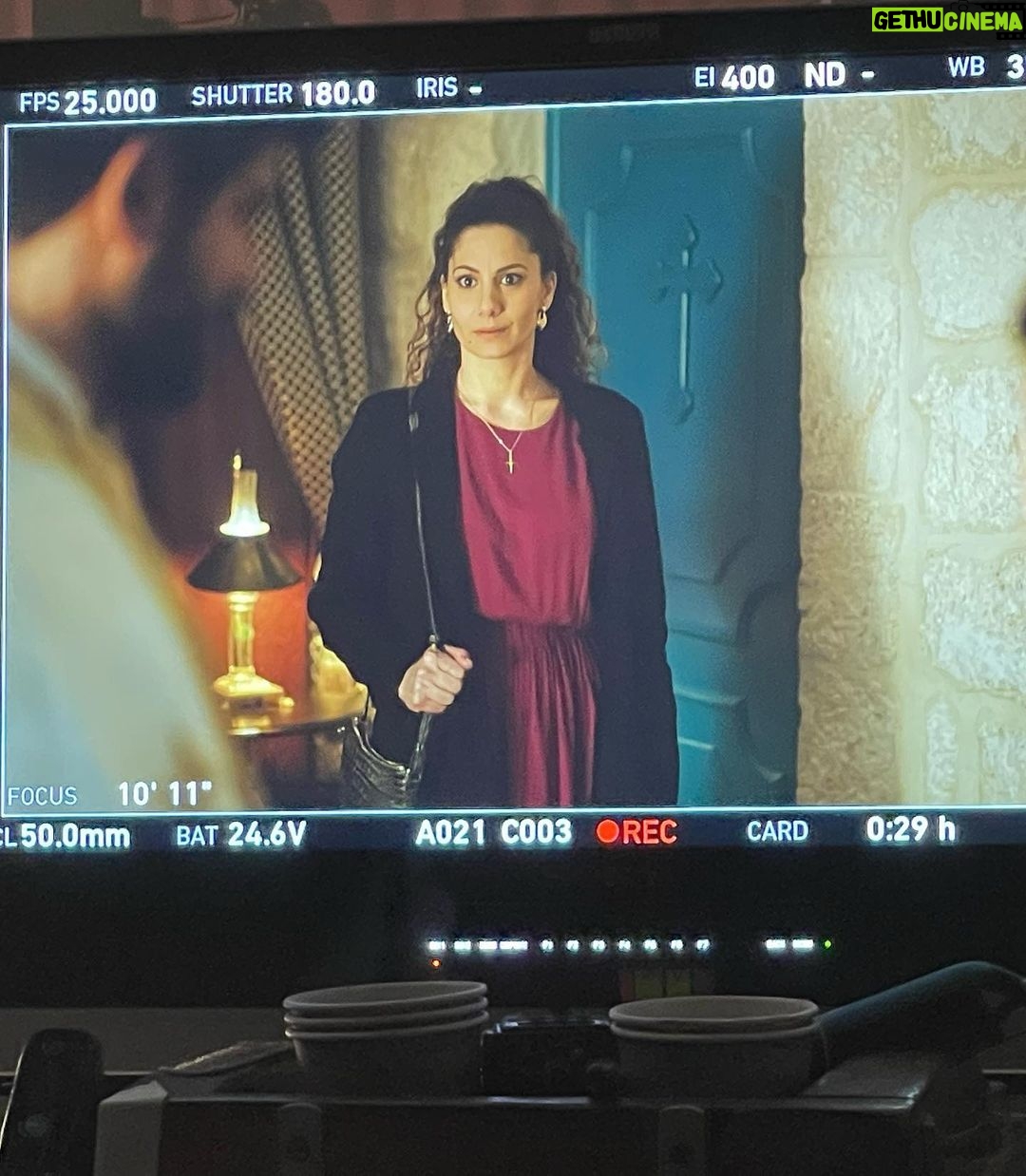 Manos Gavras Instagram - Filming day 6. I feel blessed to be a part of this amazing series. Playing this super challenging character and having to act in three different languages including Arabic for the first time . 🙏 “East Side” #tvseries #season1 #acting #israel Bet Shemesh, Israel