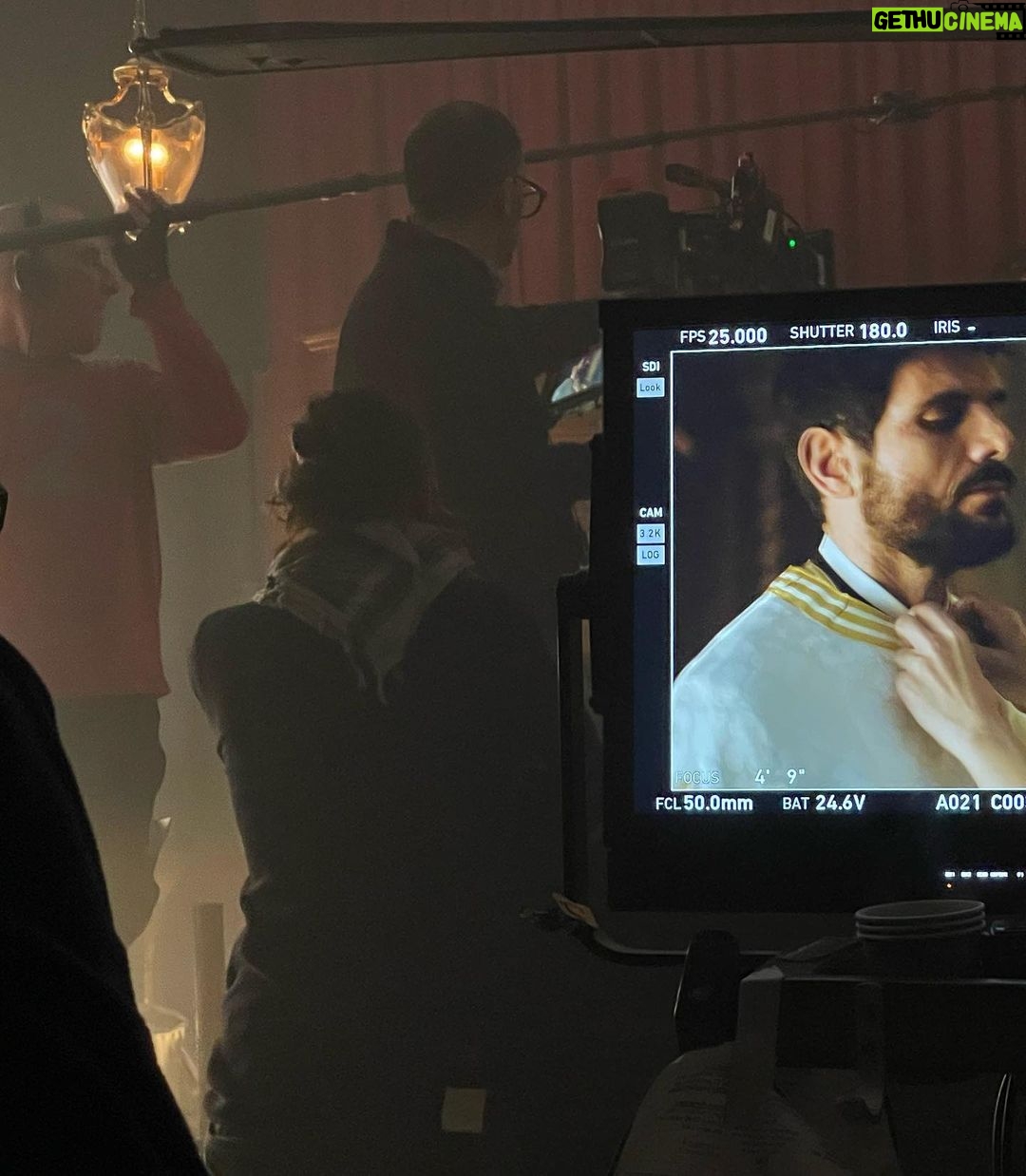 Manos Gavras Instagram - Filming day 6. I feel blessed to be a part of this amazing series. Playing this super challenging character and having to act in three different languages including Arabic for the first time . 🙏 “East Side” #tvseries #season1 #acting #israel Bet Shemesh, Israel