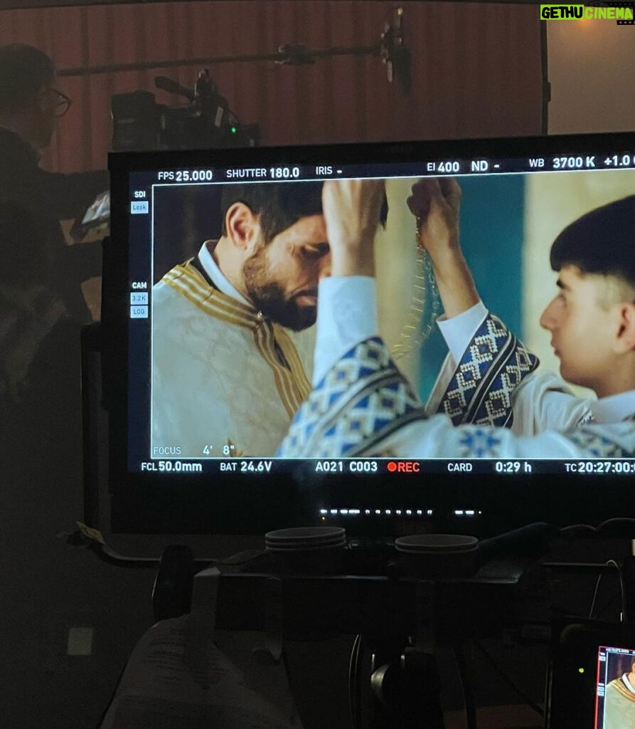 Manos Gavras Instagram - Filming day 6. I feel blessed to be a part of this amazing series. Playing this super challenging character and having to act in three different languages including Arabic for the first time . 🙏 “East Side” #tvseries #season1 #acting #israel Bet Shemesh, Israel