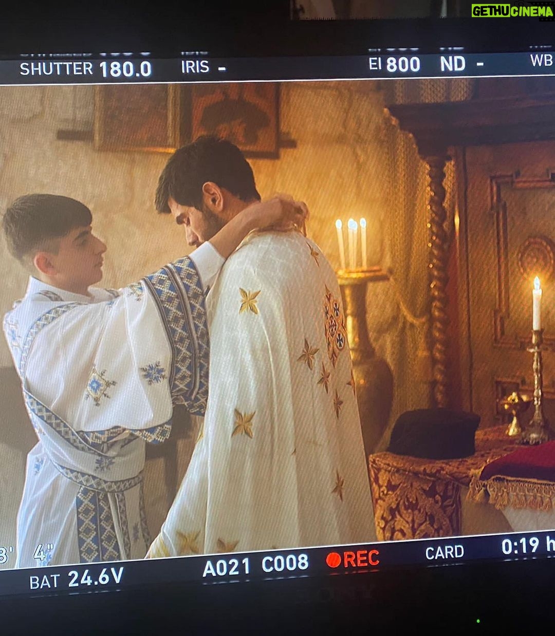 Manos Gavras Instagram - Filming day 6. I feel blessed to be a part of this amazing series. Playing this super challenging character and having to act in three different languages including Arabic for the first time . 🙏 “East Side” #tvseries #season1 #acting #israel Bet Shemesh, Israel