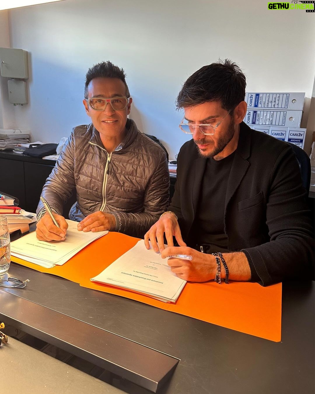 Manos Gavras Instagram - Today is a big day for @niceneasygroup and for me personally. Today we officially sign the company for “The Amorous Project Ibiza” the second Amorous venue and the first to open outside Greece. My brain-child @theamorousproject_ , our Amorous project will be opening soon its doors at one one of the most prime locations in beautiful Ibiza. My joy though multiplies especially due to our local partners @calabassabeachclub @cbbcmarina who saw and understood our vision for this brand and have joined the ride. We couldn’t have dreamed for better business partners but most of all human beings. We feel blessed . Let the ride begin.. エイビッサ