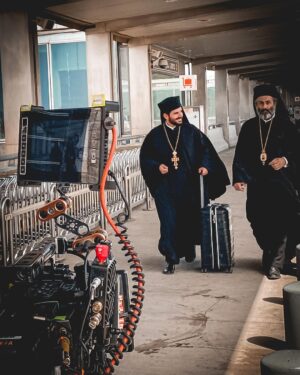 Manos Gavras Instagram - Back in Israel. Press and poster photoshoot and a full day of filming at the airport. #mondays #may2022 .Couldn’t be happier to be back. I’ve missed them all.
 #eastside #tvseries #season1 #filming #acting #telaviv #israel #photoshoot #press #fremantle #kanisrael