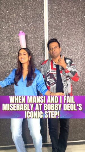 Mansi Taxak Instagram - (With Bobby Deol’s 3rd wife in Animal) !❤️
Turns out it's not that easy to recreate Bobby Deol's iconic dance step from Jamal Kudu 🥹😂

#MansiTaxak #SiddharthKannan #SidK #BobbyDeol #Animal