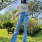 Mansi Taxak Instagram - Forever on team cozy knit sweaters! 💯 Head to our Mad In India Sale with 40-80% OFF and upgrade your style with fresh finds that you won't find anywhere else! 😍🤩 Website/ App Search: Women's White Striped Flat Knit Sweater Link in the bio 🔗 Shop now 🛒 #sweaters #flatknit #womensfashion #fashion #picoftheday #ootd #weekendvibes #bewakoofofficial #ownyourcrazy