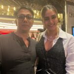 Mansi Taxak Instagram - One with the legend himself, @sandeepreddy.vanga sir thank you so much sir for believing in me to play Farheen. She was special and so are you. Your commitment to your story, the passion for your work and mostly importantly the confidence you show in others is truly remarkable. You are gem of a person to work with and learn from. This one was special. Animal is truly very special. Congratulations on the grand success, truly deserved. @pranayreddyvanga I have seen you work equally hard on set with Sandeep sir, you truly are the backbone this film in more than one way. @cowvala you are such a talented human being. The dialogues in Animal were out of this world. It makes the movie a true standout. I still remember the time when you told me the story and how blown away I was. I am in awe of your writing. @shanmukhgowtham you were amazing. You have worked so hard on this film, I have seen the love and passion you have for this project. Thank you for being so good to me on set. @mariyadoma there are no words to explain my love for you. I adore you and your passion for your work. The way you make actors comfortable on set and take care of them is beautiful. You made Animal set truly feel like home to me. Thank you.❤️ @rebeccamalaikadsouza my love, thank you for making me look beautiful on screen, it was all you and your art that has shined through. I was lucky to have you for my makeup team ❤️❤️ And all my other team production, styling team, all my dada’s thank you for making Animal a dream project. @tseries.official @tseriesfilms @animalthefilm #animalthefilm #instagram #instadaily #explore #explorepage #trending Jio World Plaza