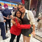 Mansi Taxak Instagram - One with the legend himself, @sandeepreddy.vanga sir thank you so much sir for believing in me to play Farheen. She was special and so are you. Your commitment to your story, the passion for your work and mostly importantly the confidence you show in others is truly remarkable. You are gem of a person to work with and learn from. This one was special. Animal is truly very special. Congratulations on the grand success, truly deserved. @pranayreddyvanga I have seen you work equally hard on set with Sandeep sir, you truly are the backbone this film in more than one way. @cowvala you are such a talented human being. The dialogues in Animal were out of this world. It makes the movie a true standout. I still remember the time when you told me the story and how blown away I was. I am in awe of your writing. @shanmukhgowtham you were amazing. You have worked so hard on this film, I have seen the love and passion you have for this project. Thank you for being so good to me on set. @mariyadoma there are no words to explain my love for you. I adore you and your passion for your work. The way you make actors comfortable on set and take care of them is beautiful. You made Animal set truly feel like home to me. Thank you.❤️ @rebeccamalaikadsouza my love, thank you for making me look beautiful on screen, it was all you and your art that has shined through. I was lucky to have you for my makeup team ❤️❤️ And all my other team production, styling team, all my dada’s thank you for making Animal a dream project. @tseries.official @tseriesfilms @animalthefilm #animalthefilm #instagram #instadaily #explore #explorepage #trending Jio World Plaza