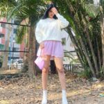 Mansi Taxak Instagram - Winter wear is love💕 Clicked by- @vaishalitaxak_24 ❤️ #timestalent #instadailyphoto #instagood #winterwear #pinkaesthetic