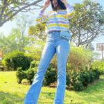 Mansi Taxak Instagram - Forever on team cozy knit sweaters! 💯 Head to our Mad In India Sale with 40-80% OFF and upgrade your style with fresh finds that you won't find anywhere else! 😍🤩 Website/ App Search: Women's White Striped Flat Knit Sweater Link in the bio 🔗 Shop now 🛒 #sweaters #flatknit #womensfashion #fashion #picoftheday #ootd #weekendvibes #bewakoofofficial #ownyourcrazy