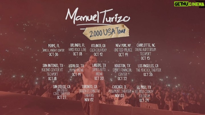 Manuel Turizo Instagram - Terminando Europa Tour vamos directo pa USA y CANADΓ TOUR 2000 πΊπΈπ¨π¦π₯π₯π₯ππ½