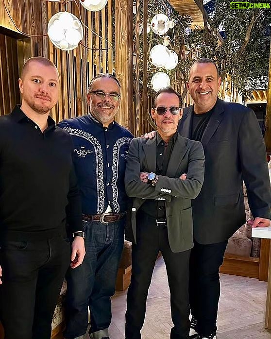 Marc Anthony Instagram - DREAM TEAM!! Dream come true for all!! So proud of our team and partners. BEST IN CLASS!! GET READY for the best authentic Mexican cuisine ever!!! Proud of you compadre Wes!!