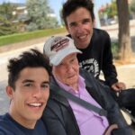 Marc Márquez Instagram - Muchas gracias por todo lo que nos has cuidado y enseñado abuelo. Descansa en pau, T’ESTIMEM AVI❤️