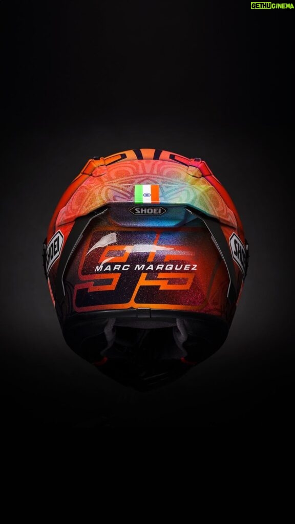 Marc Márquez Instagram - Holi vibes, the pure essence of India. ✨💪🏼🇮🇳 @dave_designs 🖌️ #MM93 #MotoGP #IndianGP