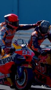 Marc Márquez Instagram - Q2 spots: claimed ✅ Former teammates: reunited ✅🤜🤛 #SanMarinoGP 🇸🇲 #MotoGP #Motorsport #Motorcycle #Racing #MarcMarquez #MM93 #DaniPedrosa #DP26 Misano World Circuit
